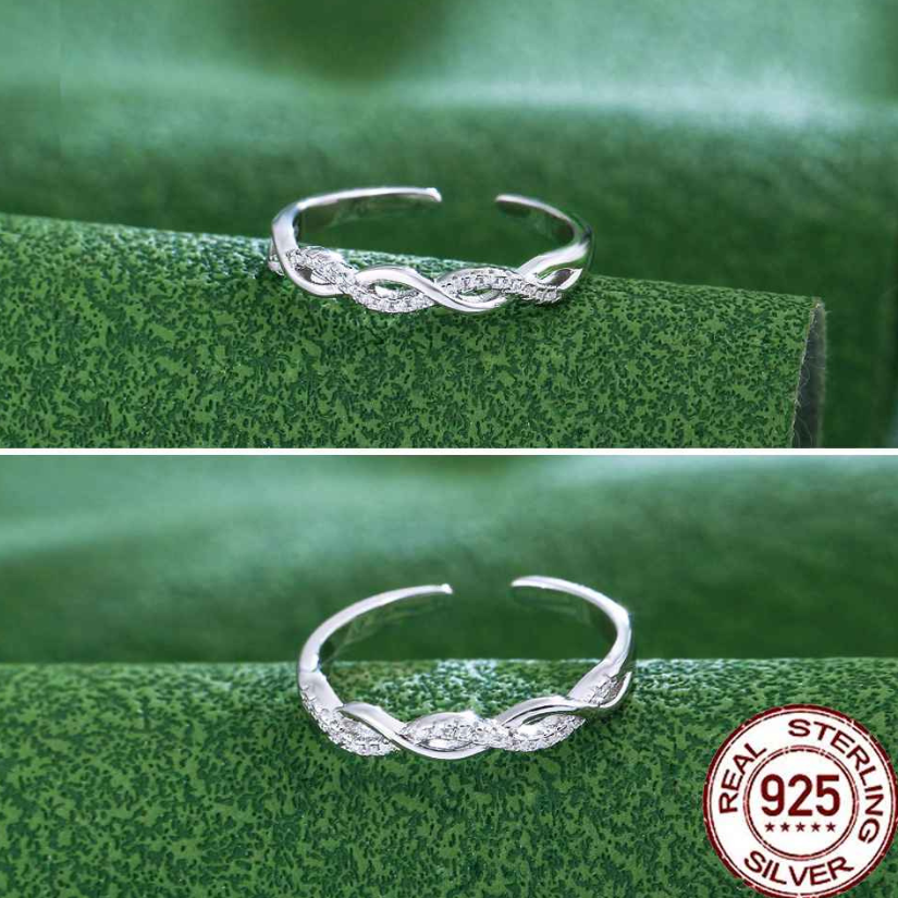 Audrey Intertwined S925 Ring