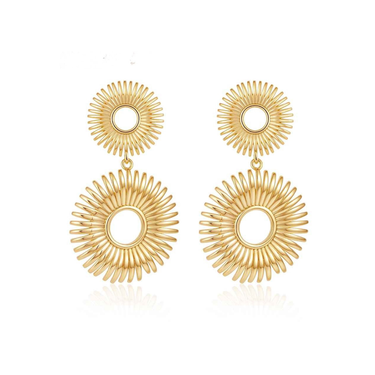 Amara Flower Drop Earrings
