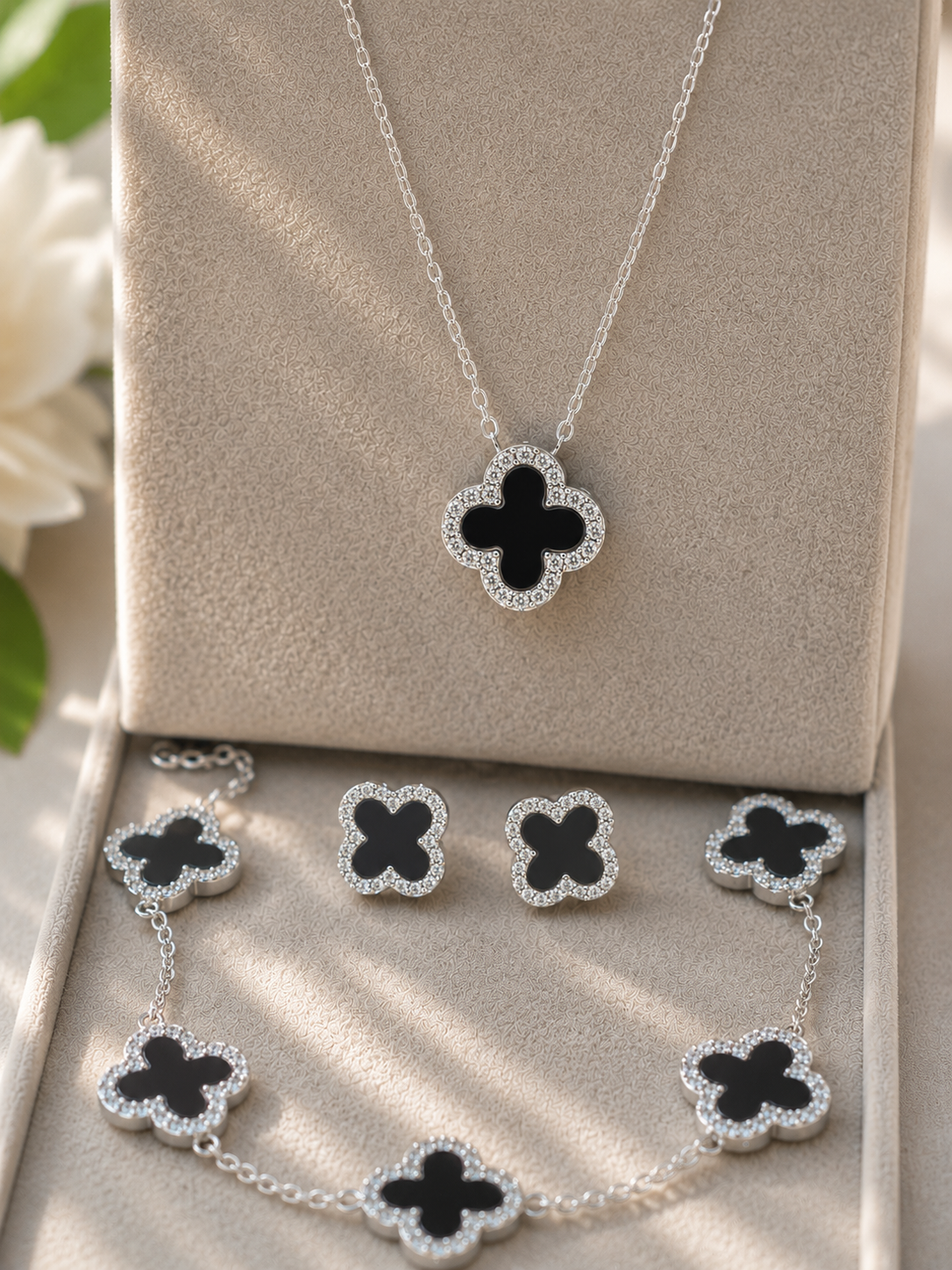 Eloisse Clover Authentic S925 Silver Premium Set