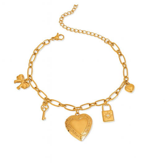 Heart Locket Bracelet