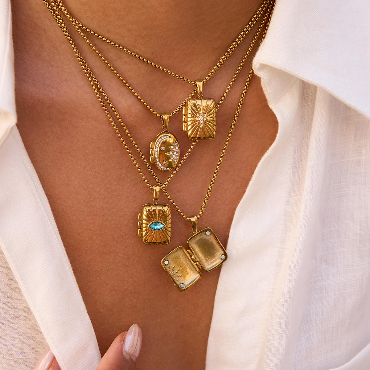 Aurielle Locket Necklace