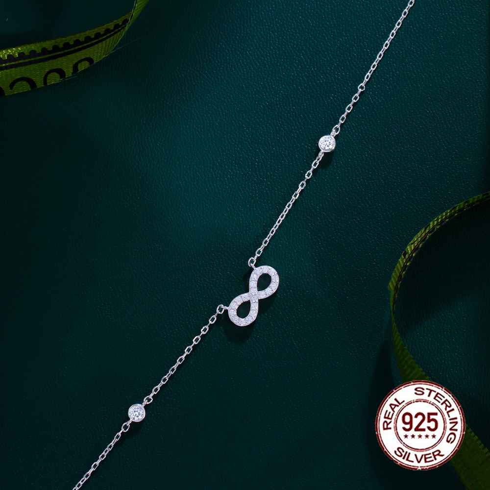 Kelsey Authentic S925 Infinity Necklace
