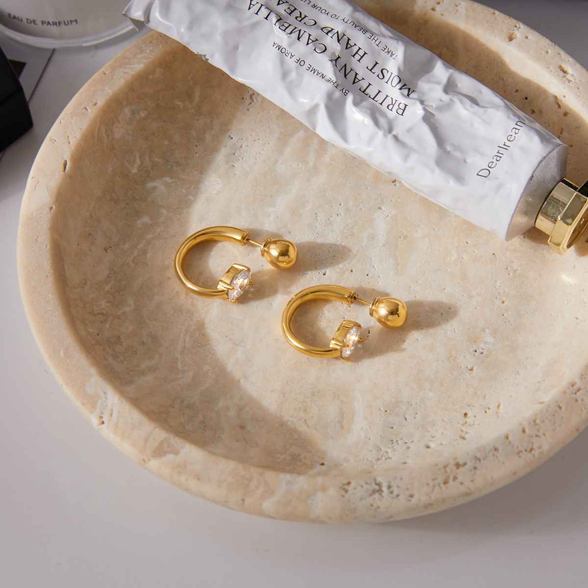 Liliana C-ring Hoop Earrings
