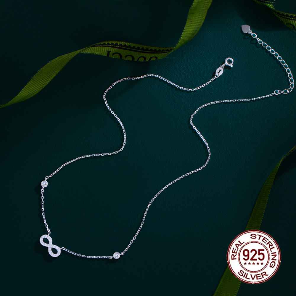 Kelsey Authentic S925 Infinity Necklace