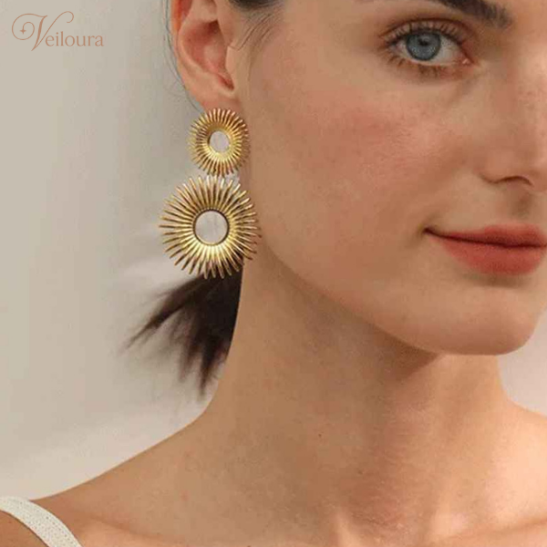 Amara Flower Drop Earrings