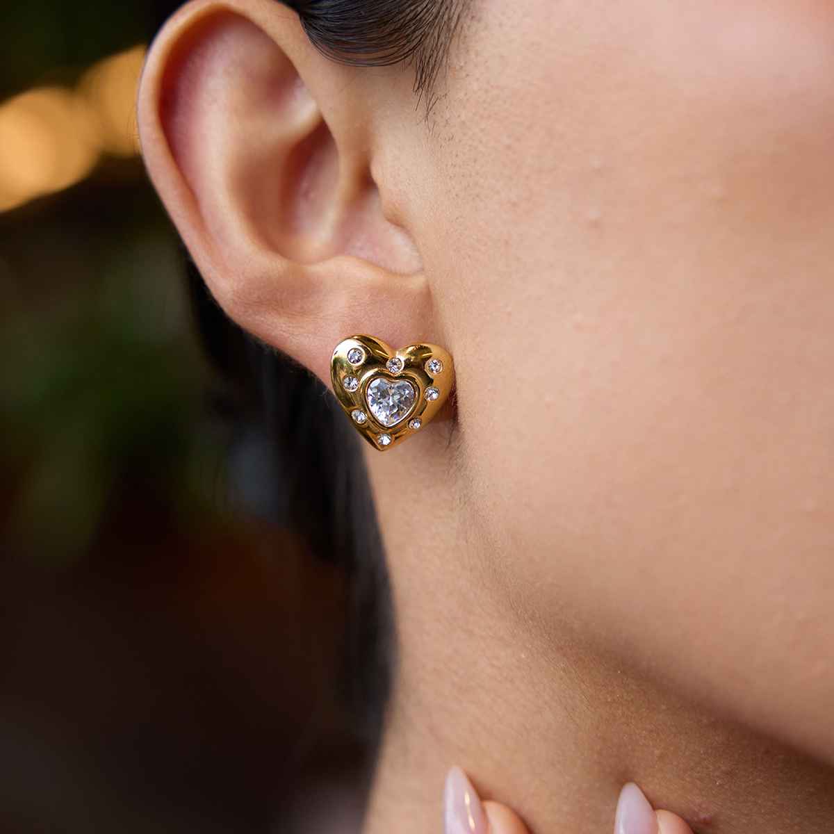 Ellie Heart Earring