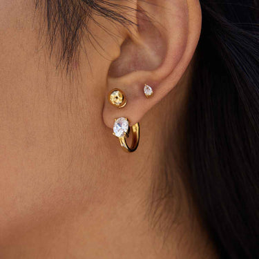 Liliana C-ring Hoop Earrings