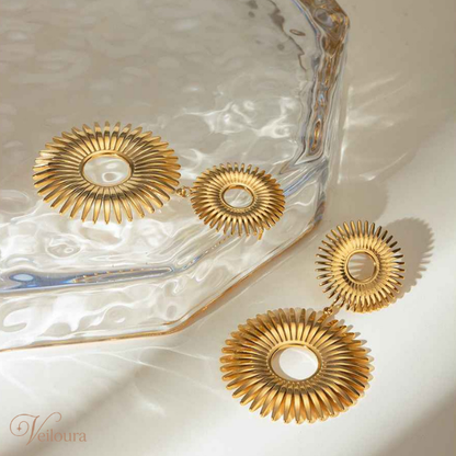 Amara Flower Drop Earrings