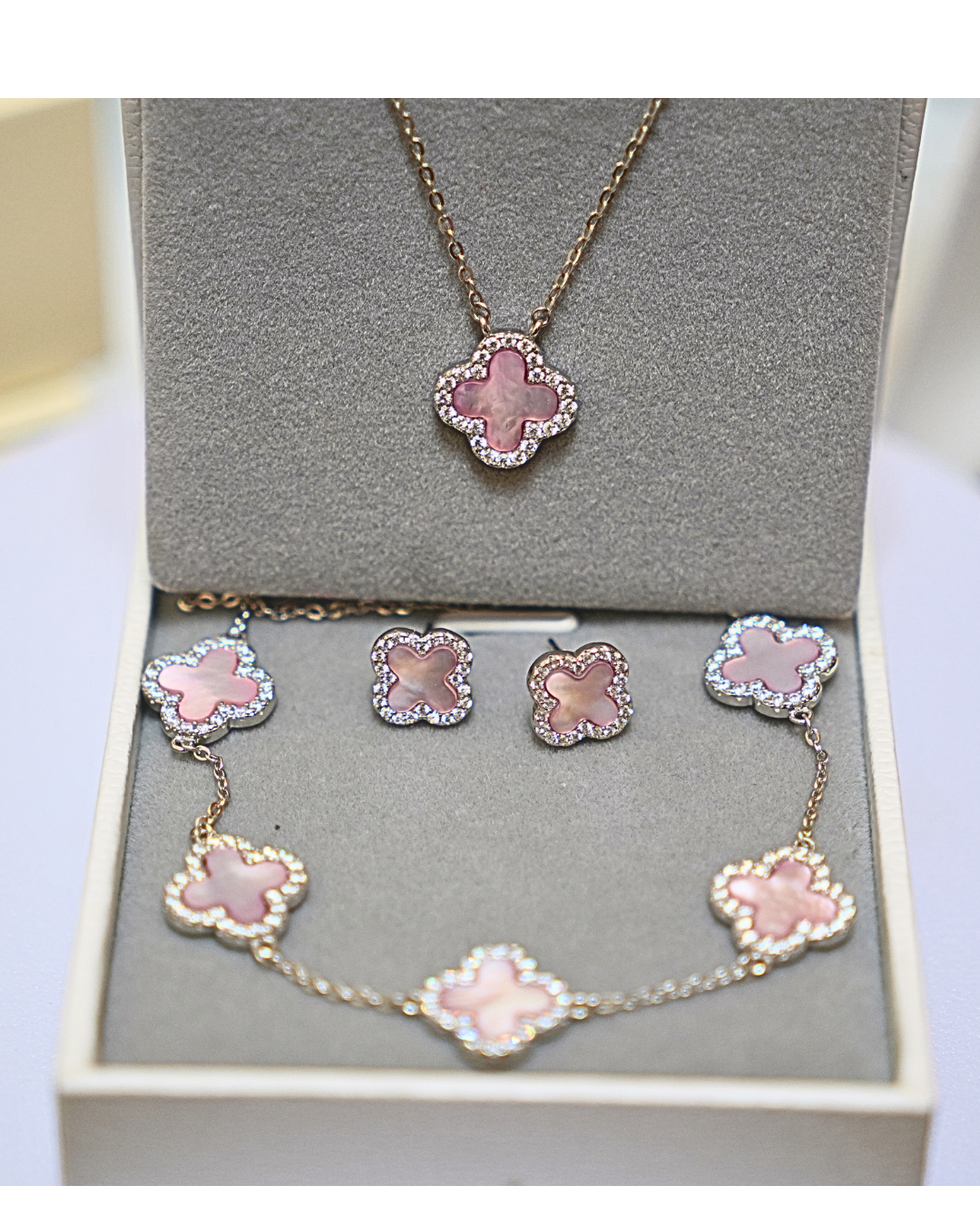 Premium Pink Clover Bundle Set