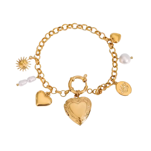 Heart Locket Bracelet
