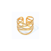 Amber Adjustable Ring