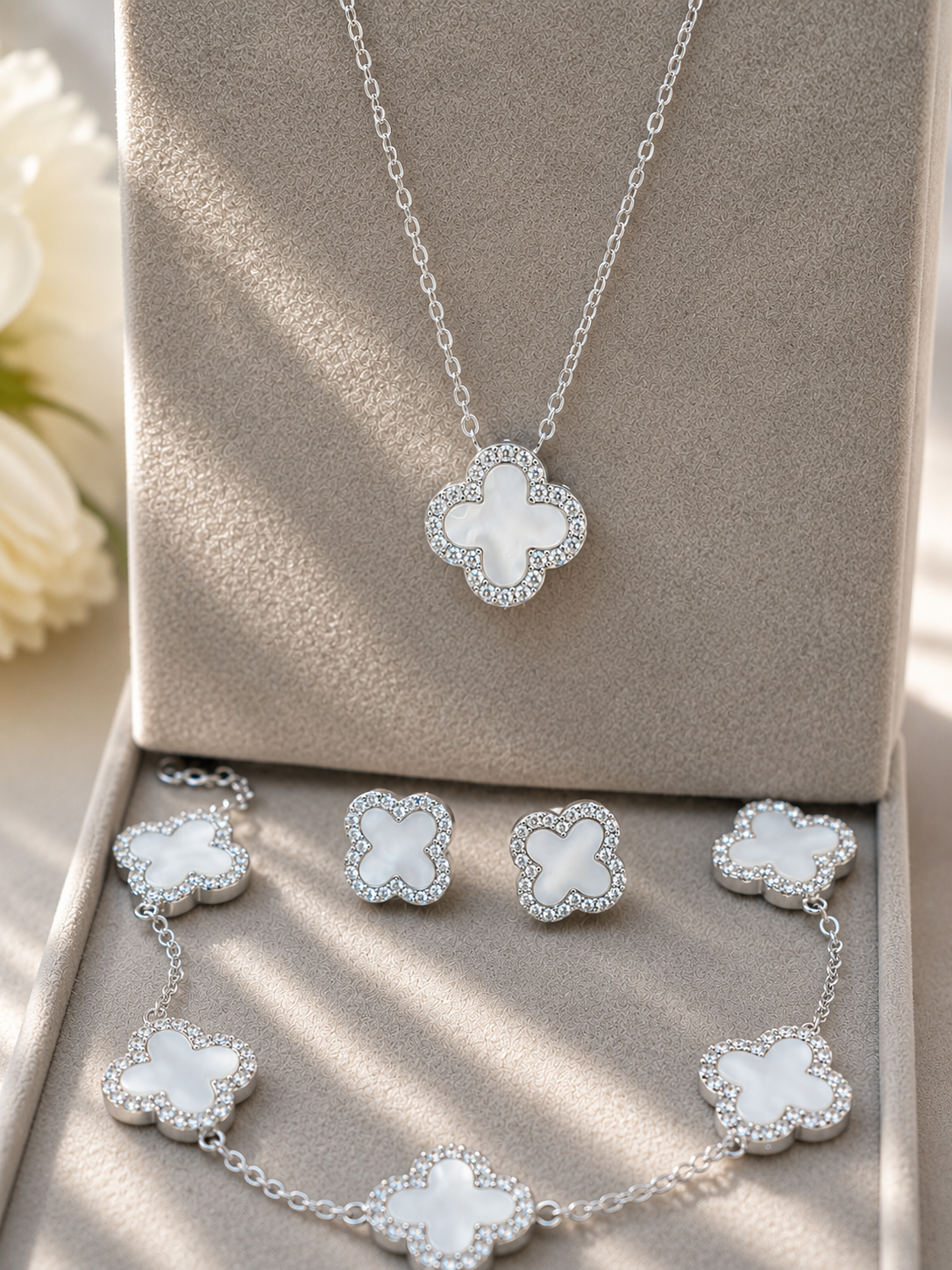 Eloisse Clover Authentic S925 Silver Premium Set