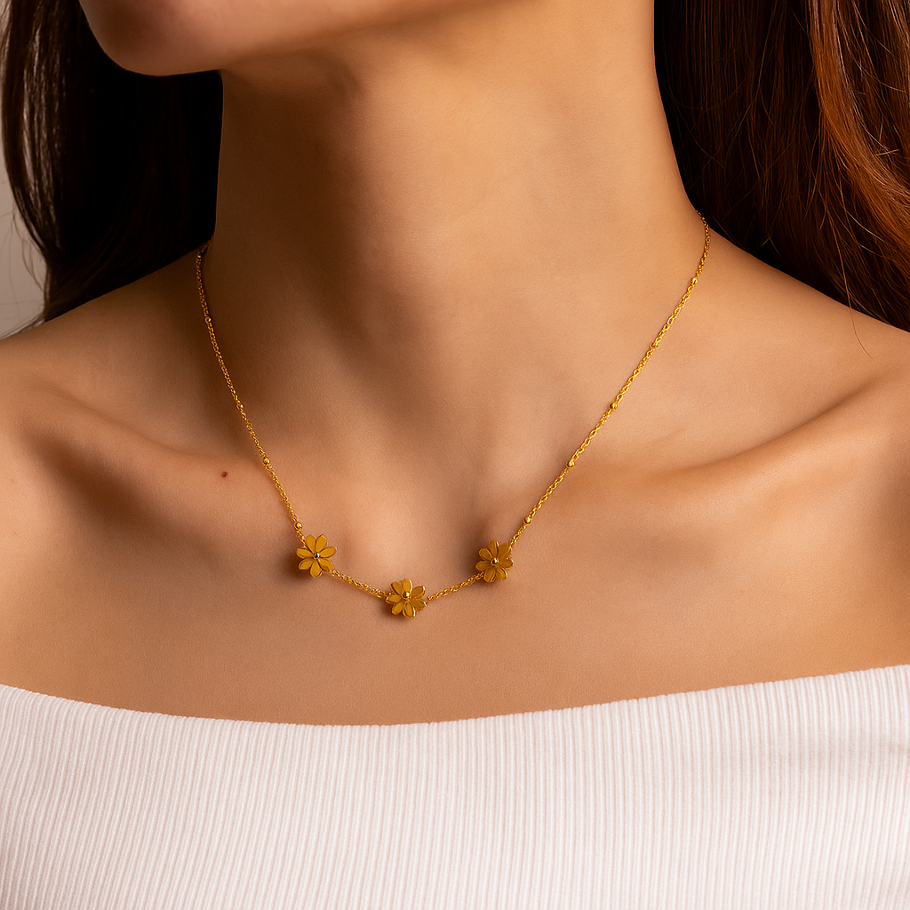 Beatrice Flower Necklace