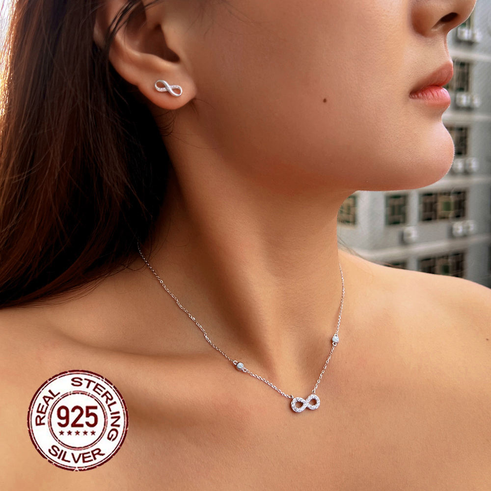 Kelsey Authentic S925 Infinity Necklace