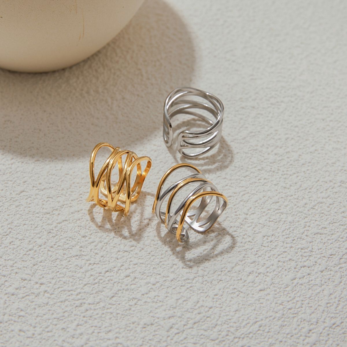 Amber Adjustable Ring