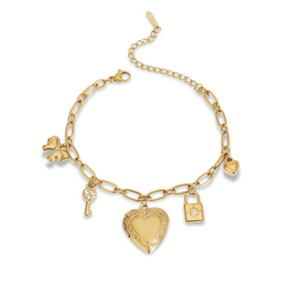 Heart Locket Bracelet