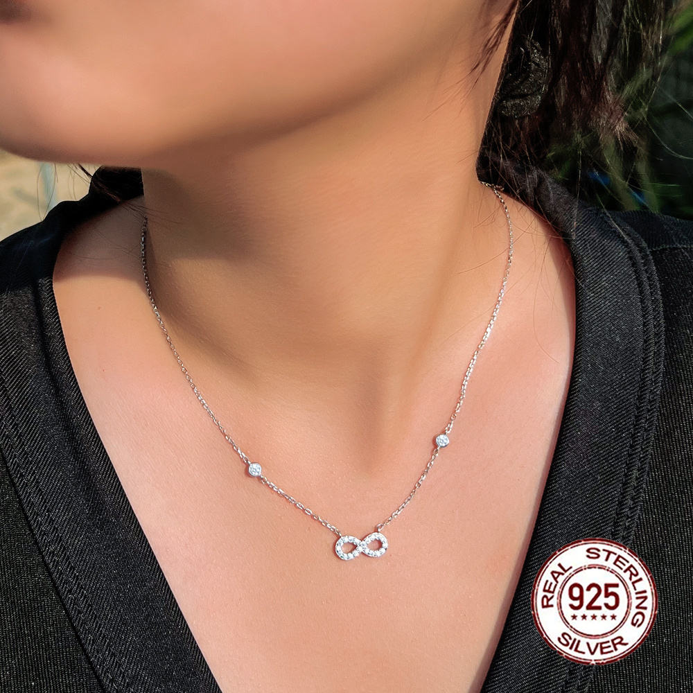 Kelsey Authentic S925 Infinity Necklace