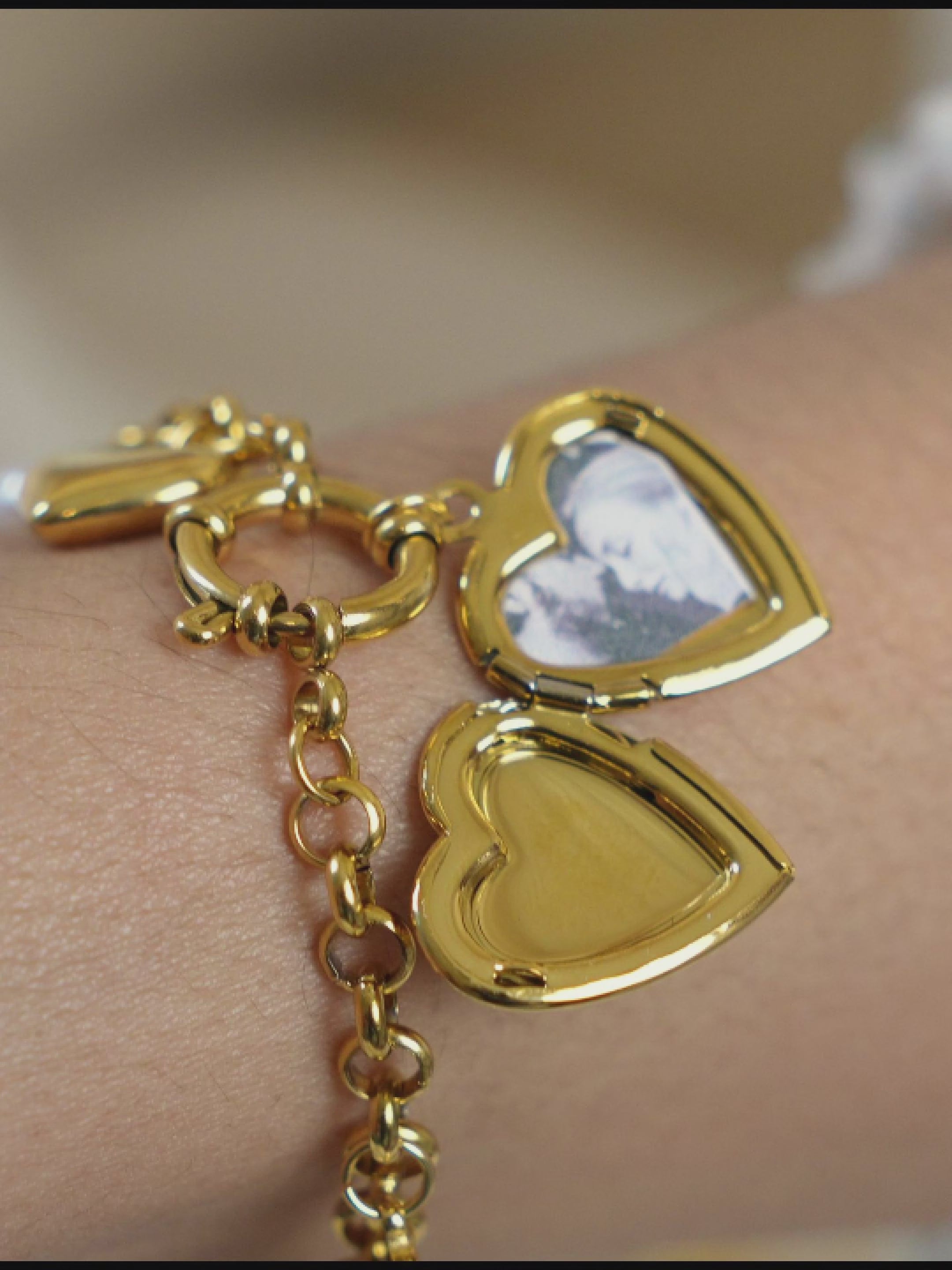 Heart Locket Bracelet