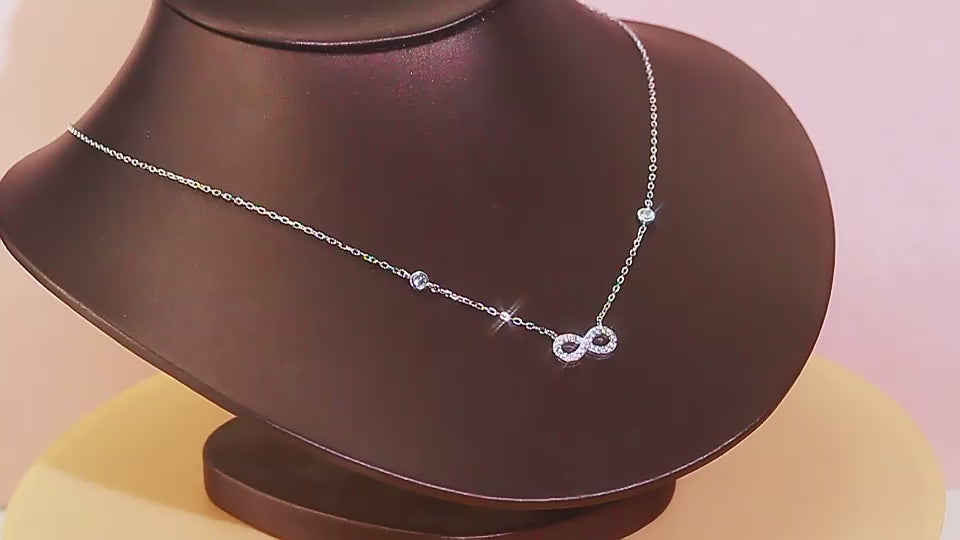Kelsey Authentic S925 Infinity Necklace